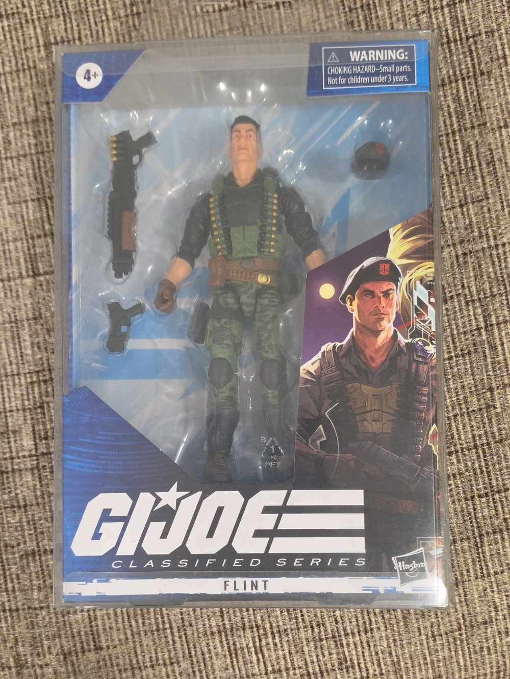 Hasbro G.I. Joe Flint Action Figure - Green and Black
